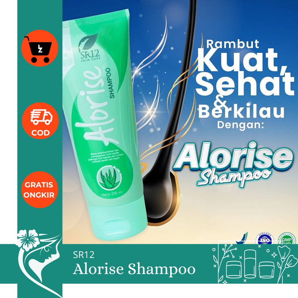 SR12 - Alorise Shampoo Lidah Buaya Mengatasi Rambut Rontok