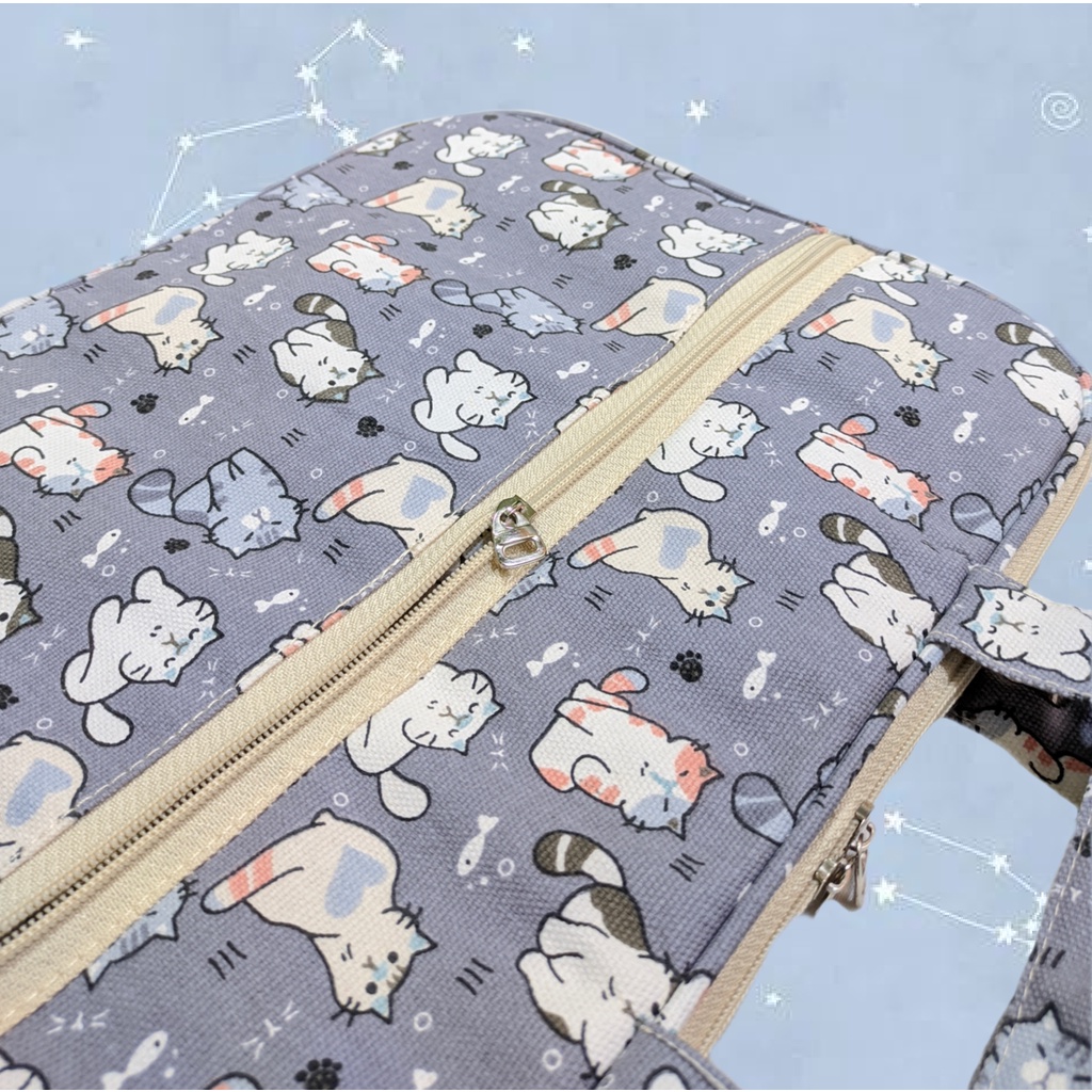 Tas Laptop kanvas motif sleeves Laptop 14&quot; Inch/ Tas Jinjing Laptop