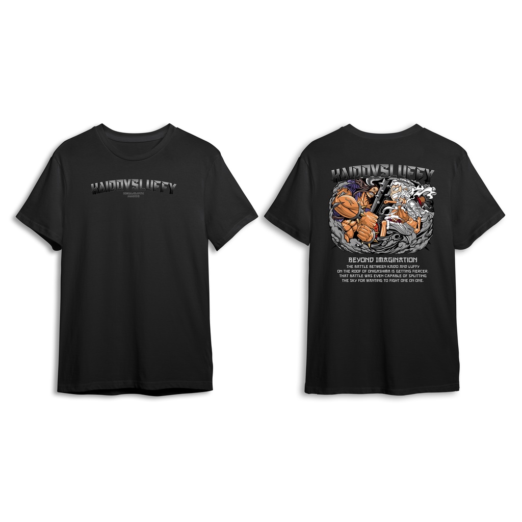 KAOS ANIME ONE PIECE LUFFY VS KAIDO