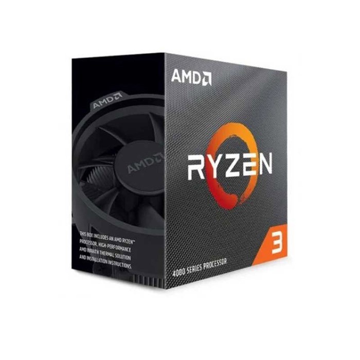 AMD Ryzen 3 4300G 3.8Ghz Up To 4.0Ghz Cache 4MB 65W AM4 [BOX] - 4 Core - 100-100000144BOX - with Wraith Stealth Cooler