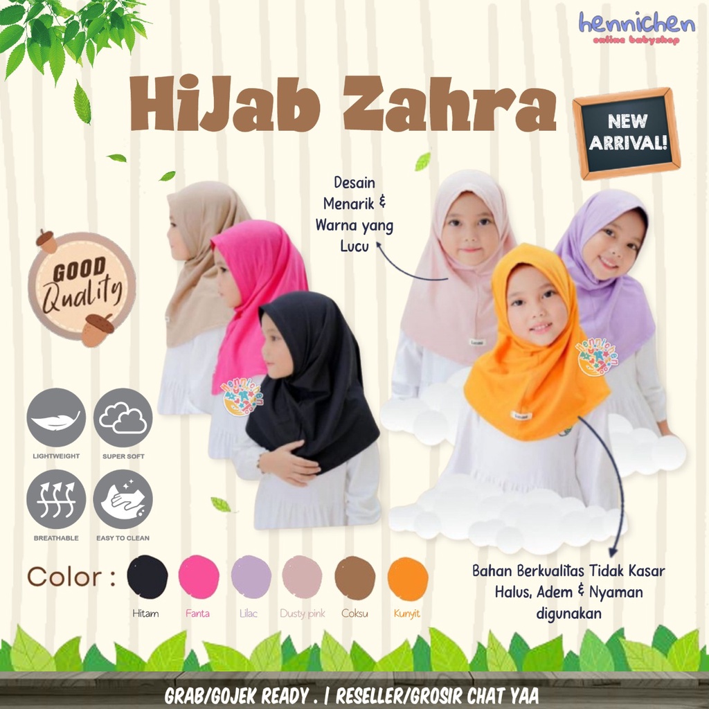 PROMO 7.7 SMILEE BY LUCUNA HIJAB INSTAN ZAHRA HIJAB ANAK FASHION MUSLIM ANAK EDISI LEBARAN 2 - 10 TAHUN