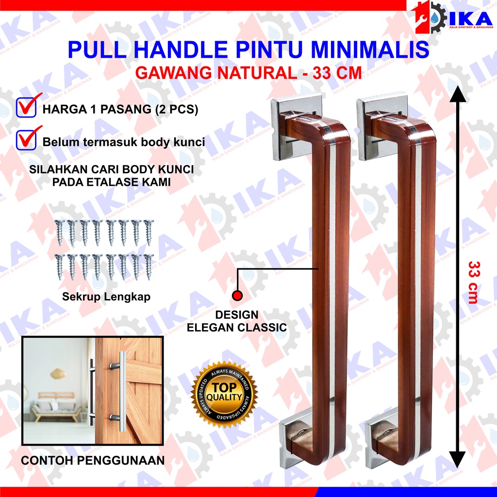 HANDLE PINTU RUMAH 33CM STAINLESS TARIKAN PINTU RUMAH GAGANG DOOR MINIMALIS ANTI KARAT MEWAH CAKEP