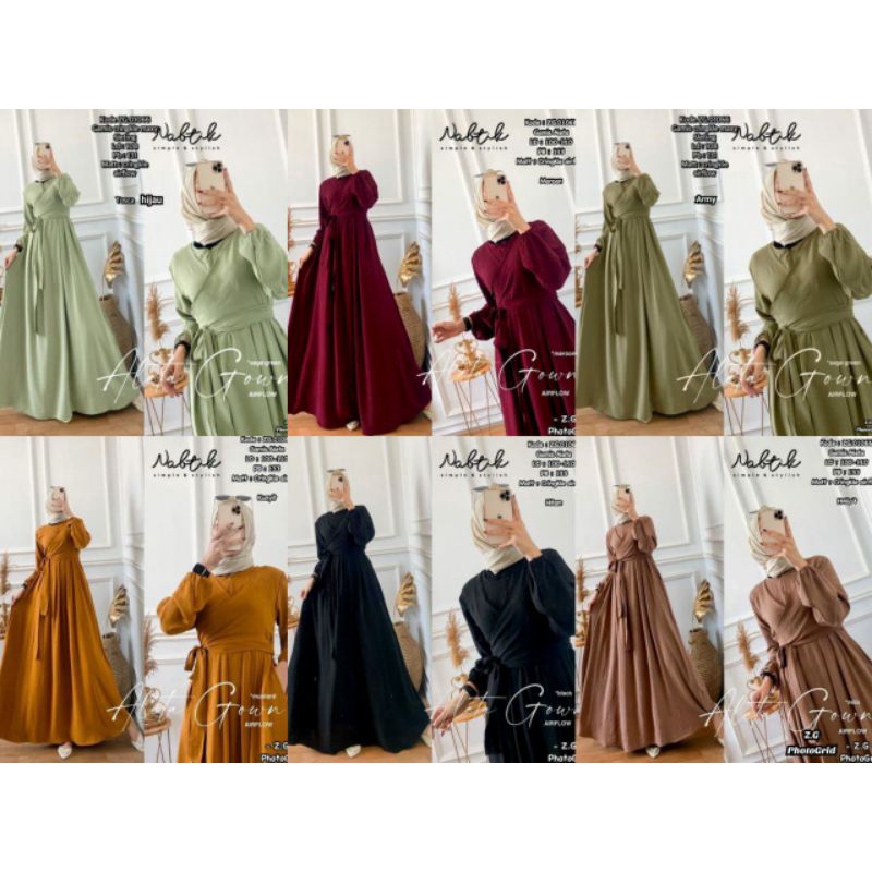 GAMIS ALETA JUMBO / GAMIS WANITA / GAMIS CLINGKLE