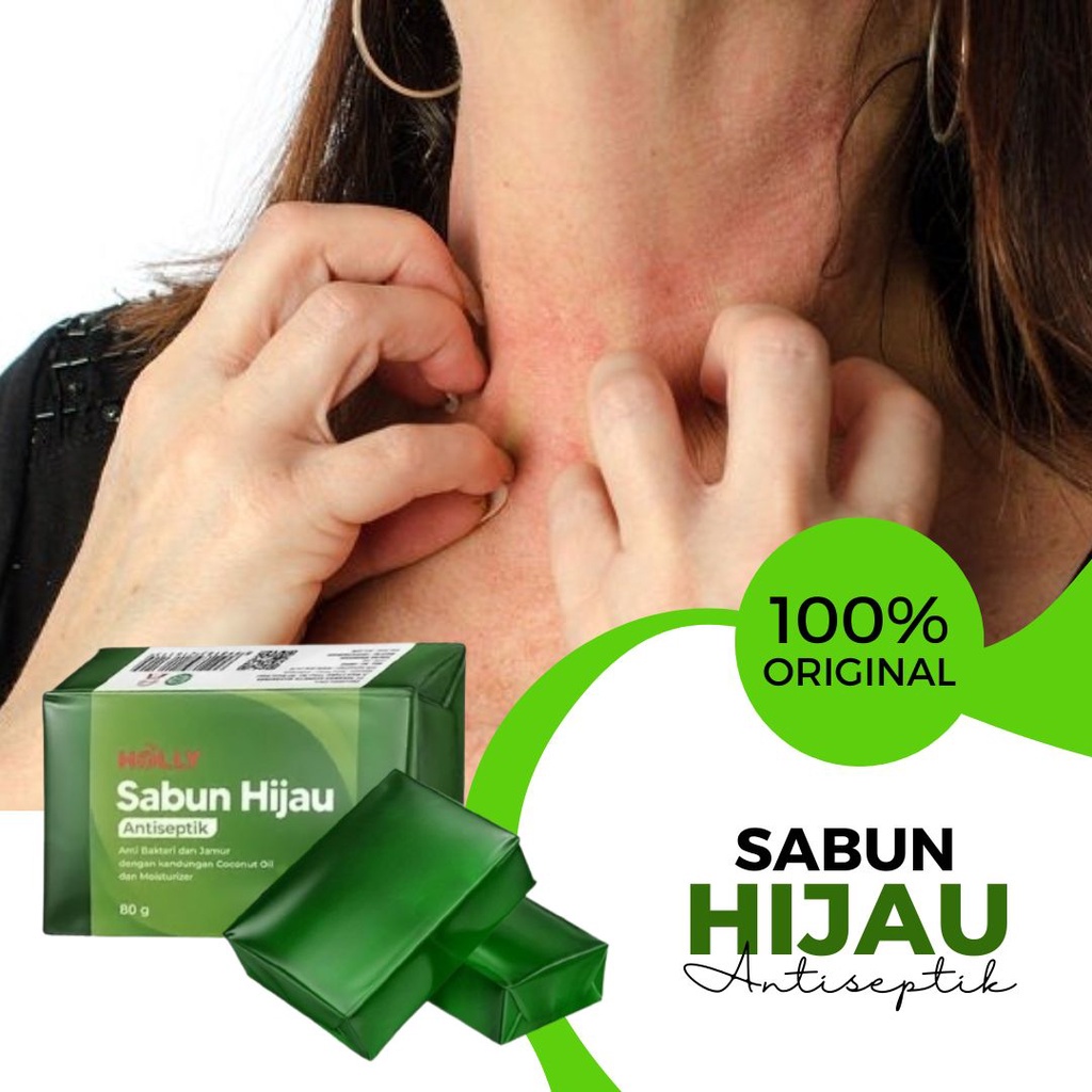 Sabun Untuk Panu Di Badan Paling Ampuh 100% Sabun Holly Hijau Antiseptik Ori Sabun Untuk Gatal Gatal