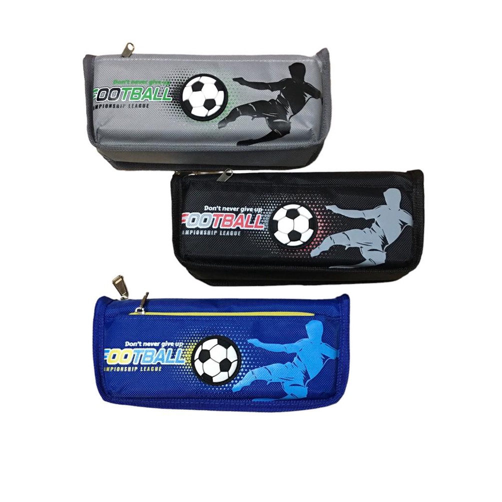 

pencil case/ tempat pensil sleting football