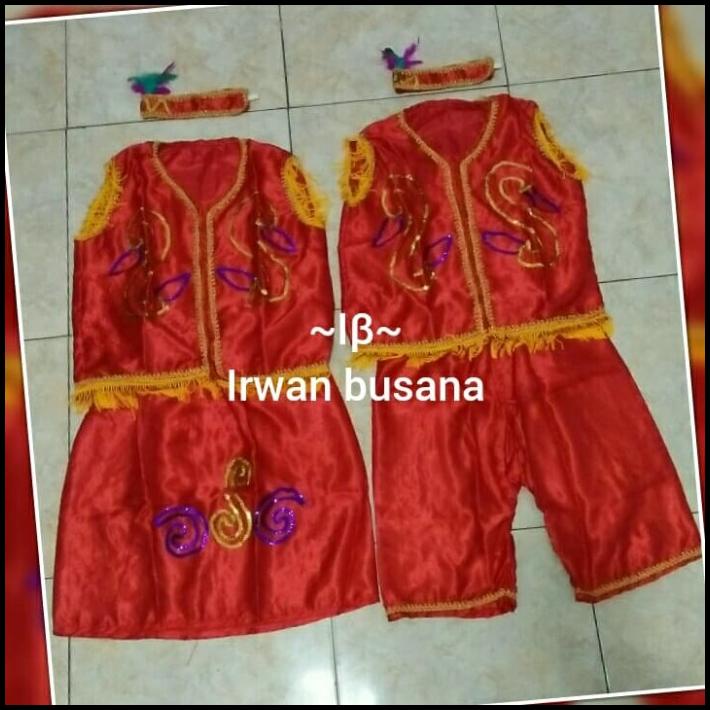 Promo Promo Baju Adat Dayak ( Size Sd ) Merah
