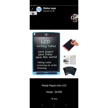 papan tulis LCD anak