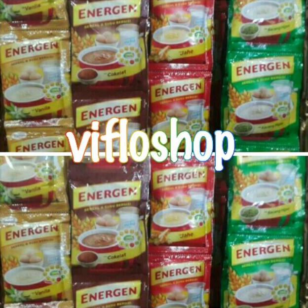 

[PRODUK LE7SQ] Energen (Vanila, Coklat, Jahe, Jagung & Kacang Hijau) Renceng 10 x 34 gram WC0