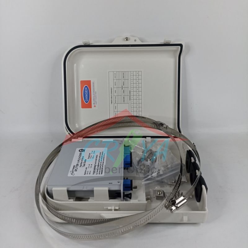 Jual ODP 8 Core Lengkap Splitter Box 1:4 SC UPC ODP 8c Lengkap Splitter ...