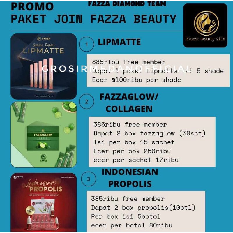 BISNIS FAZZA BEAUTY SKIN - LIPMATTE COLLAGEN DAN PROPOLIS