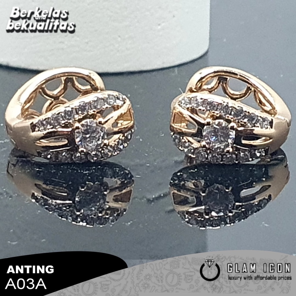 Anting Mata Motif  Cantik dan Elegant A03