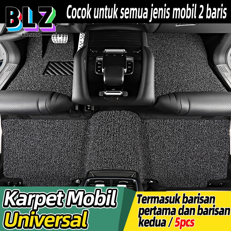 Bolizun Karpet Mobil Mie Bihun Universal  Umum  Semua mobil bisa Non bagasi - PREMIUM Universal Car Mats