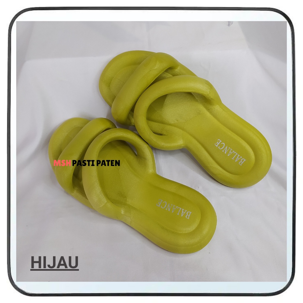 sandal strap tali dua wanita produk impor merk balance 2025 size 36-41