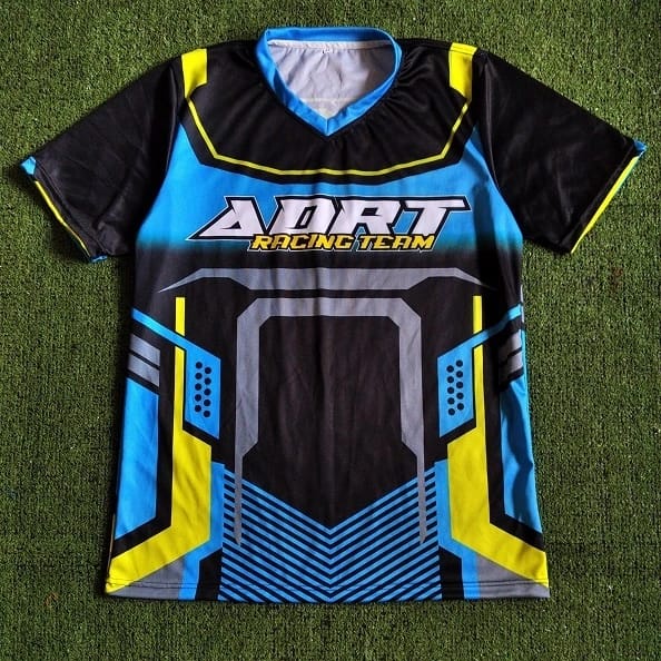 Kaos Jersey Racing Full Printing, Baju Jersey Balap Desain Simple, Bisa Ubah Nama Dan Nomor, BIsa CO