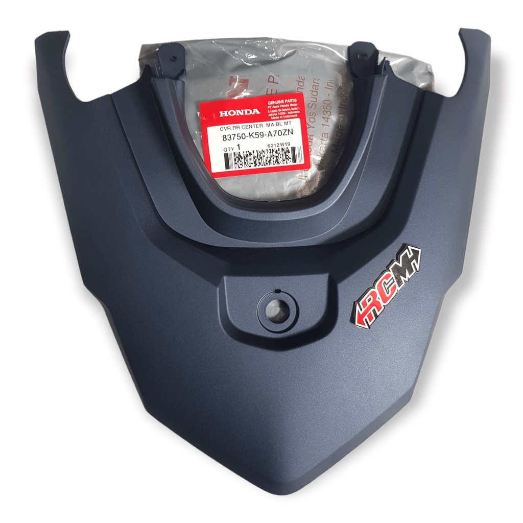 83750-K59-A70ZN 83750-K59-A70ZM COVER TAIL COVERTAIL PET STOP PETSTOP TUTUP BODI BODY BODI SAMBUNGAN BELAKANG BLKG BLK VARIO 125 150 LED 2018 2019 2020 2021 ABU ABU GREY GRAY BIRU DOF DOP ORI ORIGINAL HONDA AHM HGP ASLI