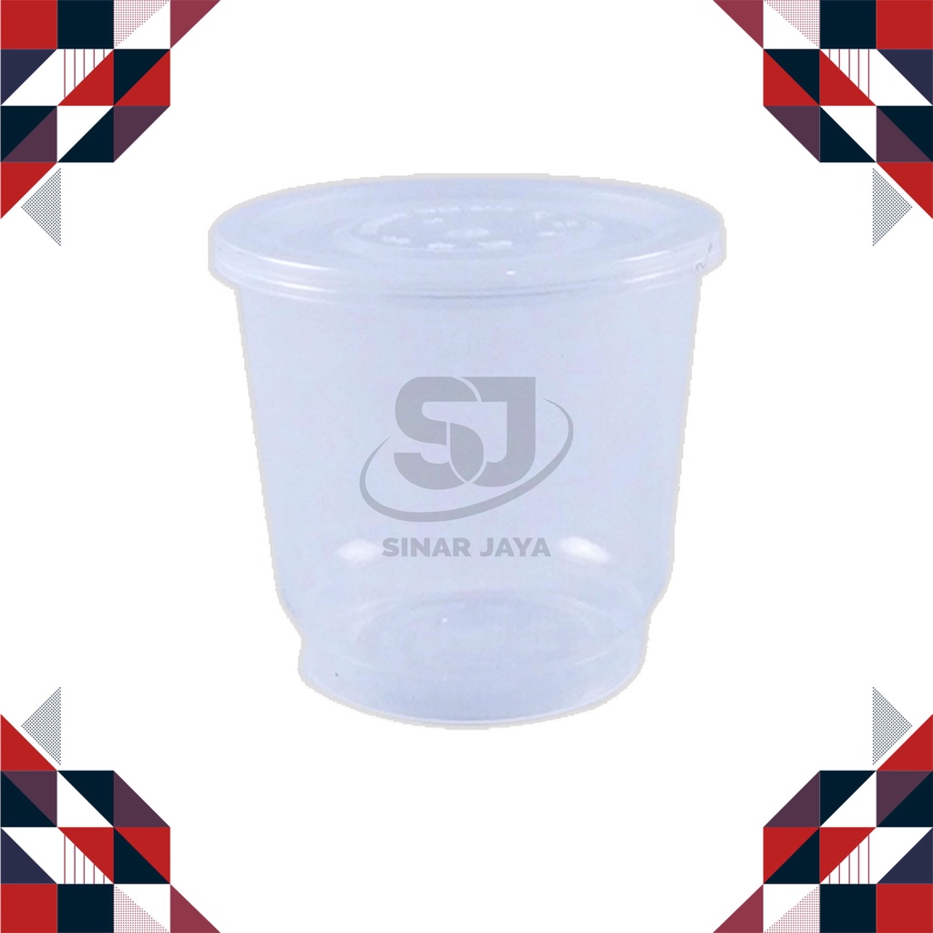 Cup Saus Plastik/ Cup Saus Simple/ Cup Saus Serbaguna/ Cup OTG-150ML ISI 25 Otipack