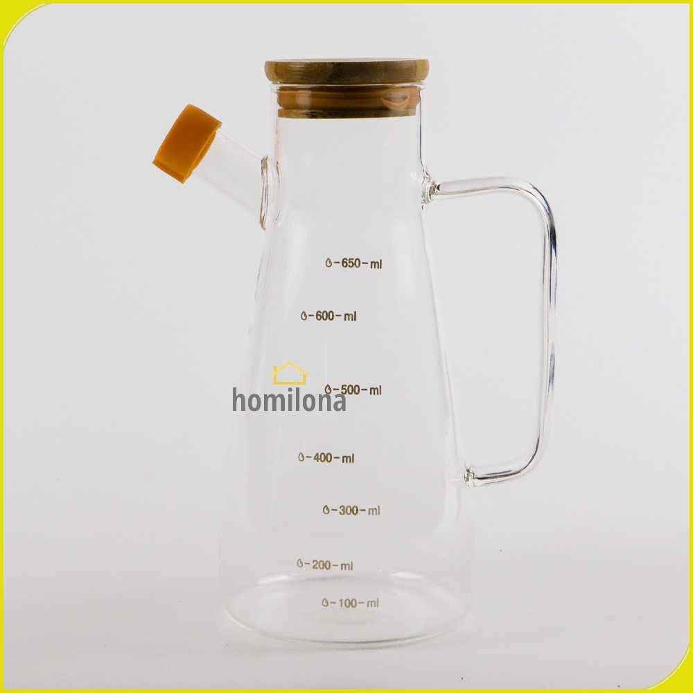 One Two Cups Botol Minyak Kaca Glass Oil Bottle Heat Resistant - KG75