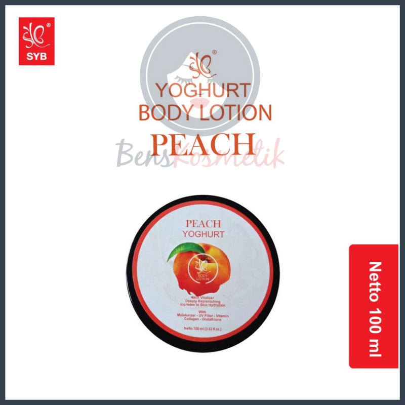 BODY LOTION YOGHURT PEACH BY SYB ORIGINAL