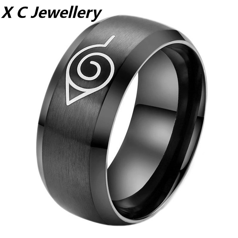 [X C Jewelry] Vintage Fashion Pria Anti Karat Naruto Cincin Aksesoris Perhiasan Pesta