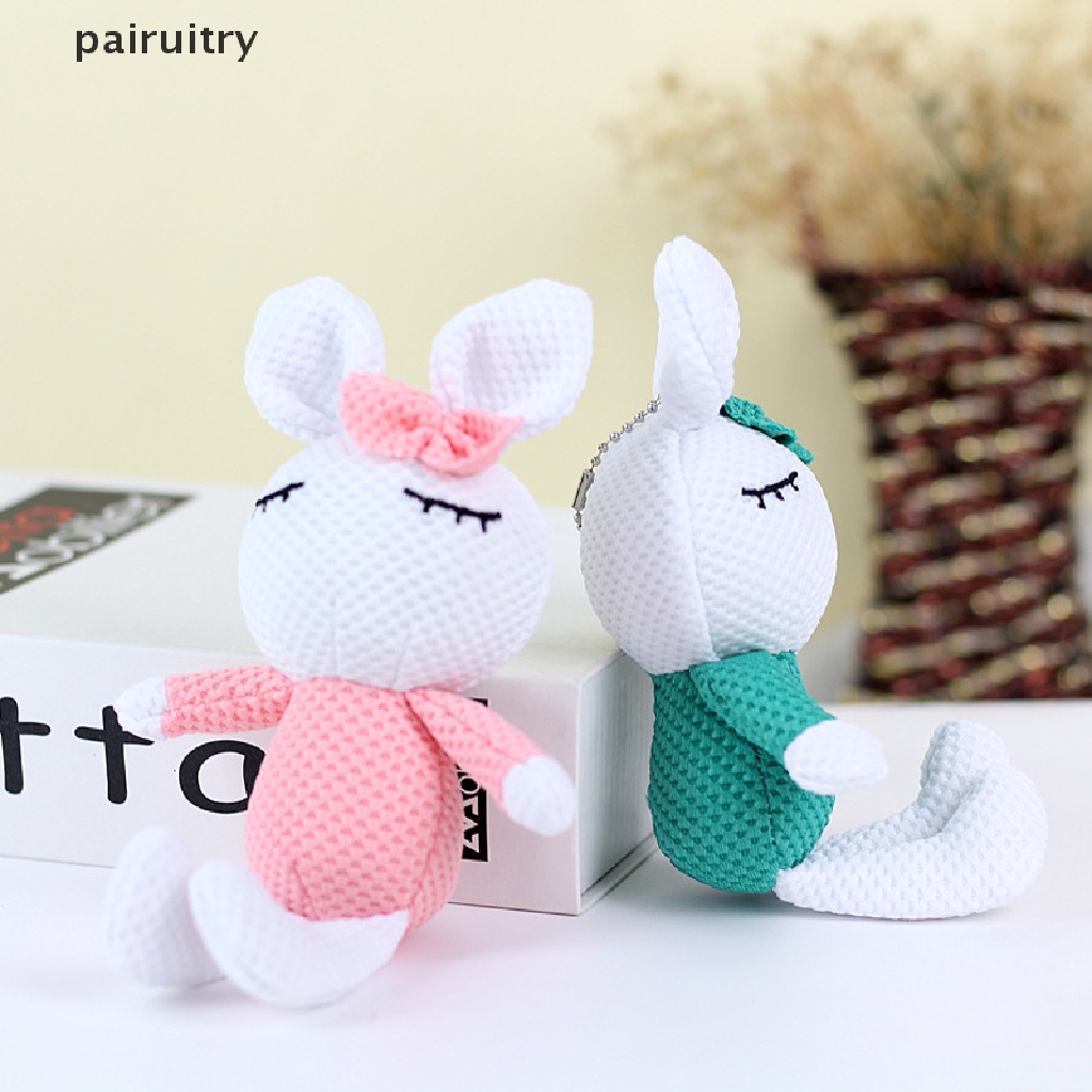 Prt Bunny Plush Doll Boneka Kelinci Mini Kawaii Boneka Kelinci Boneka Boneka Mainan Mewah Bayi Menenangkan Tidur Mainan Mewah Hadiah Untuk Ulang Tahun Anak PRT