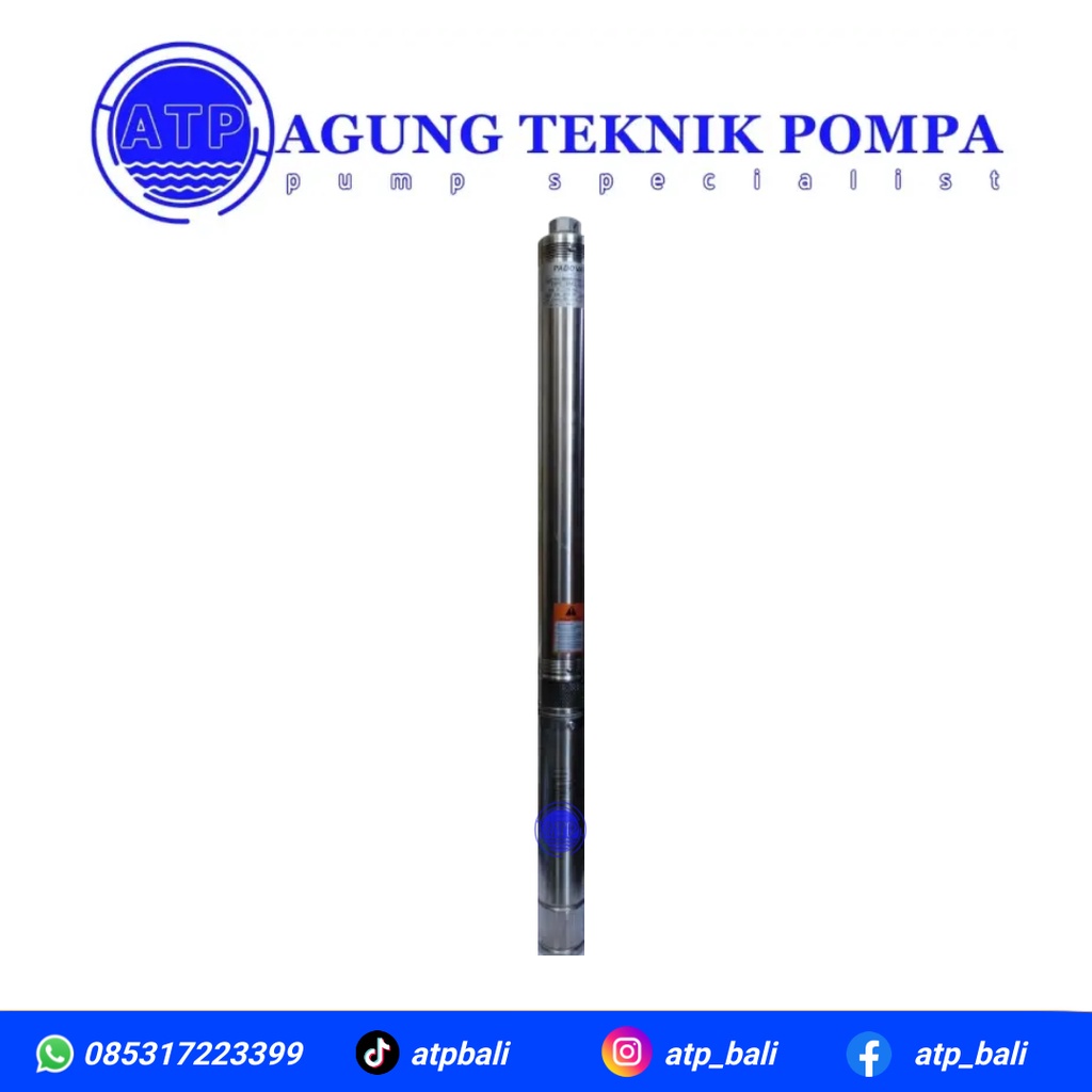 Submersible Pump PADOVA 3SR 2.5/16 0,55KW 0,75HP