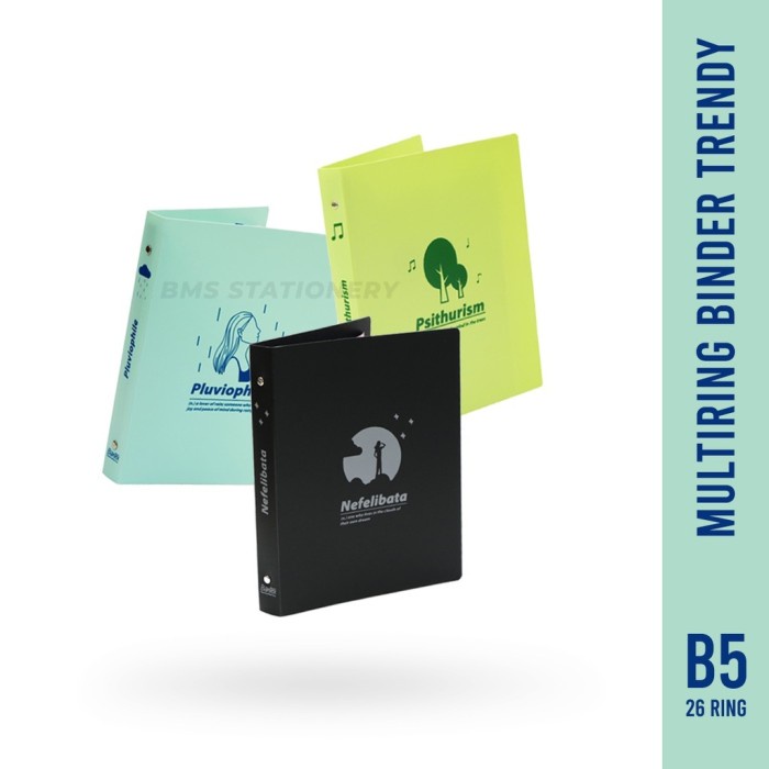 

BANTEX BINDER B5 26 RING MOTIF TRENDY