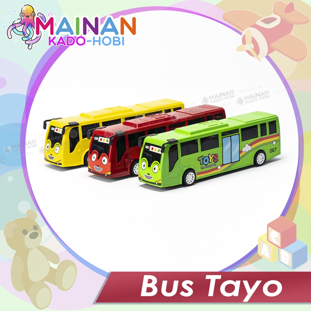 MAINAN ANAK DIECAST CAR MINIATUR MOBIL LITTLE BUS TAYO