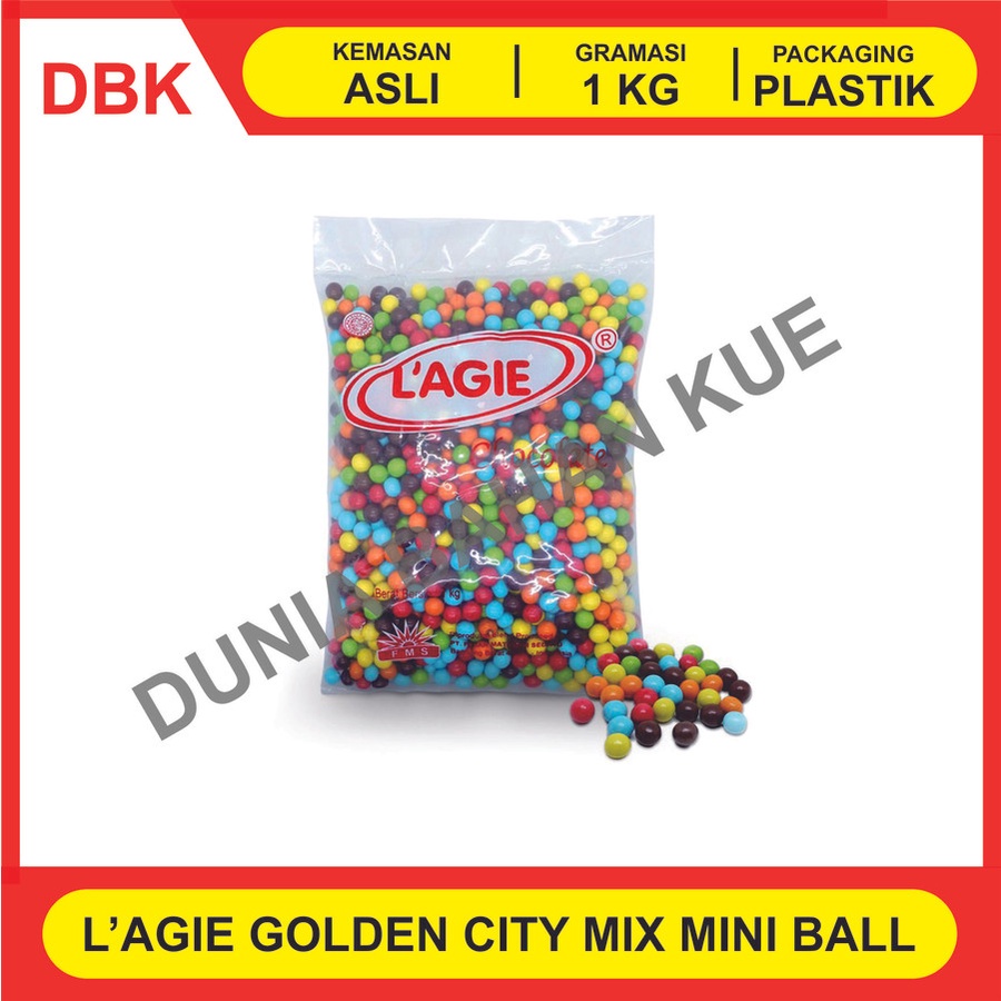 

SNACK COKELAT LAGIE GOLDEN CITY MINI WARNA WARNI 1 KG / CEMILAN COKLAT