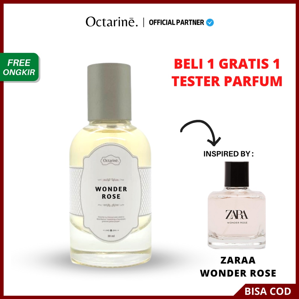 Parfum Wanita Tahan Lama Aroma Fruity Fresh by Octarine - Inspired by Wonder Rose | Parfume Farfum Perfume Minyak Wangi Cewek Cowok Murah Original