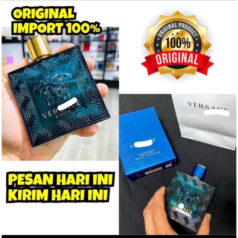 PARFUM PRIA VER*SACE ER0S BIRU ORI-IMPORT / PARFUM COWOK TAHAN LAMA / PERFUM / PARFUM PRIA AWET