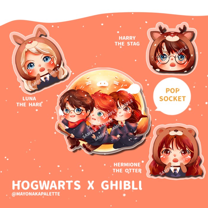 

HOGWARTS - HARRY POTTER X GHIBLI PATRONOUS POPSOCKET