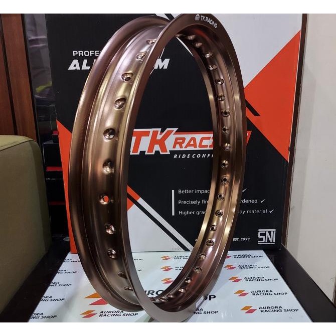 VELG TK BRIGHT 17 X 215 HOLE 36 BRONZE