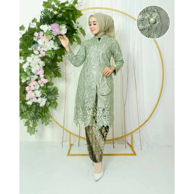 Kebaya Tunik Busui Payet / Kebaya Modern / Kebaya Pesta Mewah / Kebaya Busui / Kebaya Kondangan Terbaru