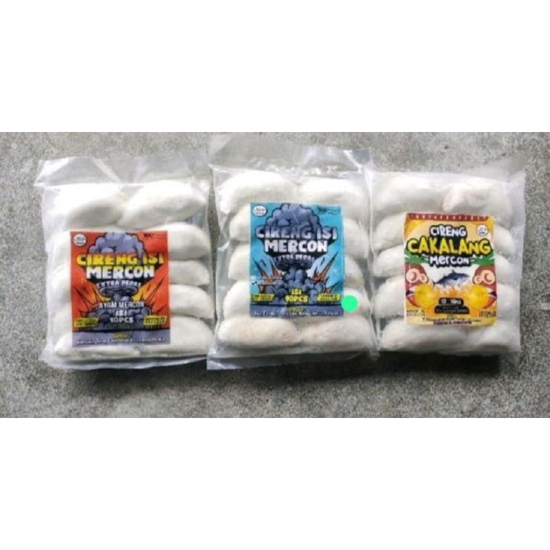 

CIRENG Mercon extra pedas varian rasa isi 10 pcs