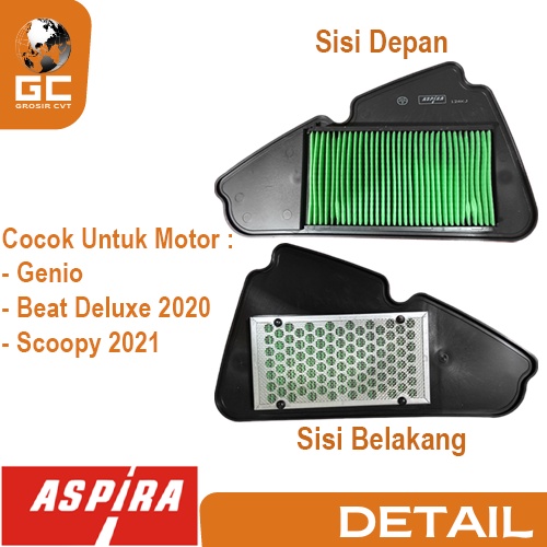 Filter Udara Hawa Honda Beat KIA 2020 Genio 2019 ORI ASLI Aspira Astra Otoparts H2-17210-K0J-1710