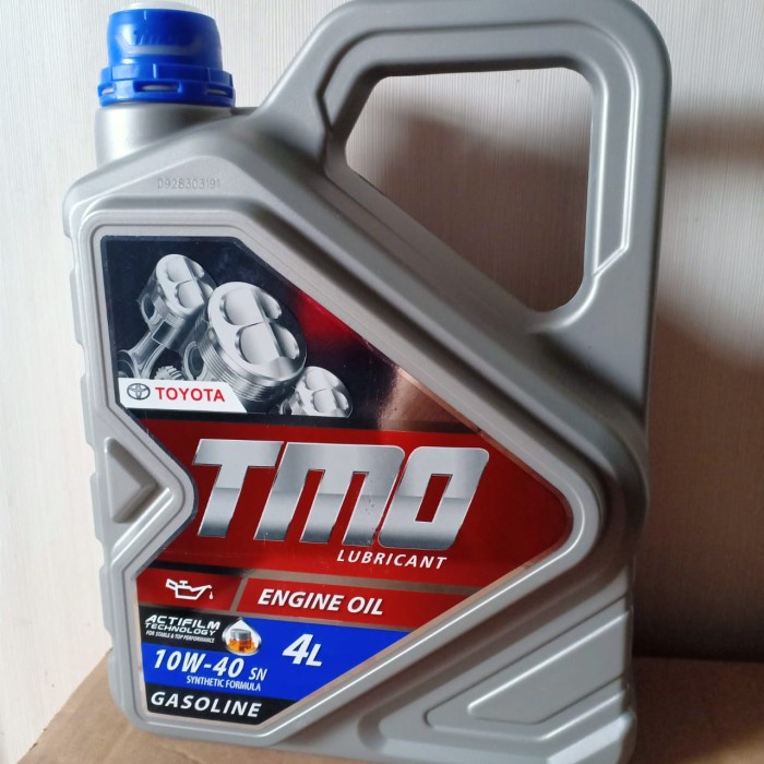 OLI MESIN MOBIL TMO TOYOTA SAE 10W-40 SN 4L 4000ML