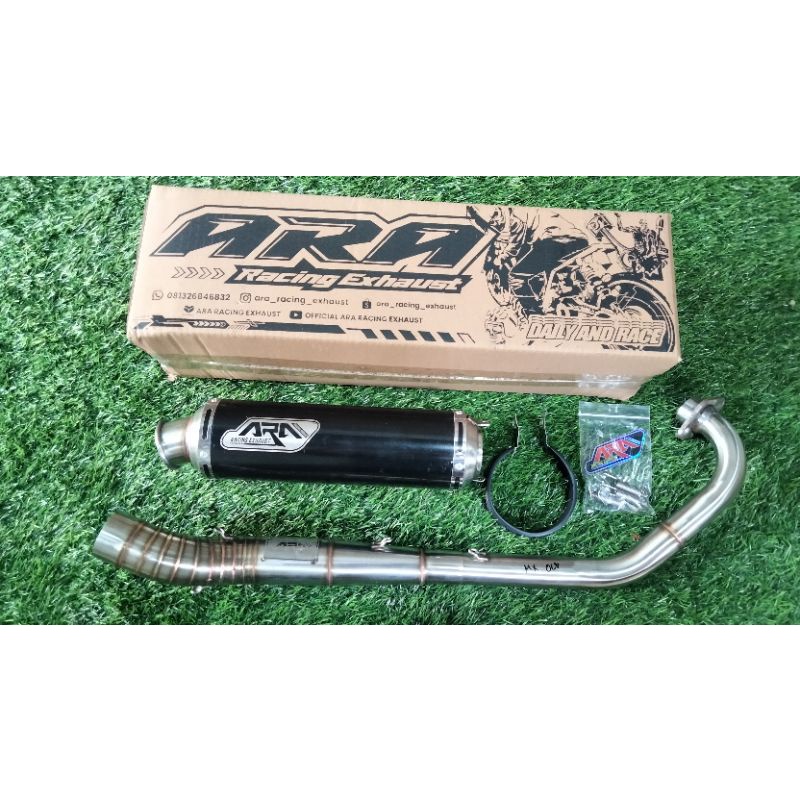 knalpot racing jupiter MX old 135/Jupiter MX new 135 original Ara racing exhahust