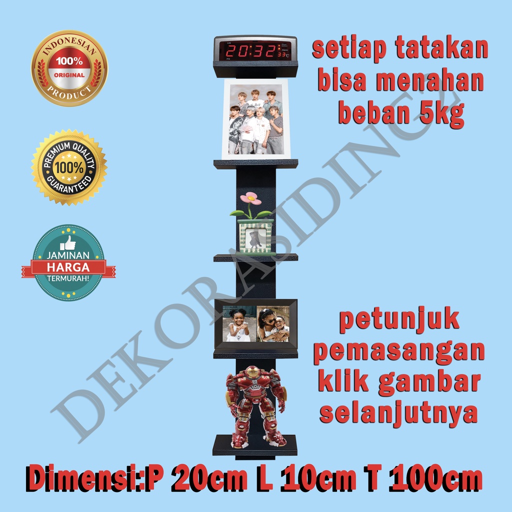 rak ambalan dinding minimalis - AD04 / rak buku minimalis / rak minimalis / rak sepatu gantung rak b