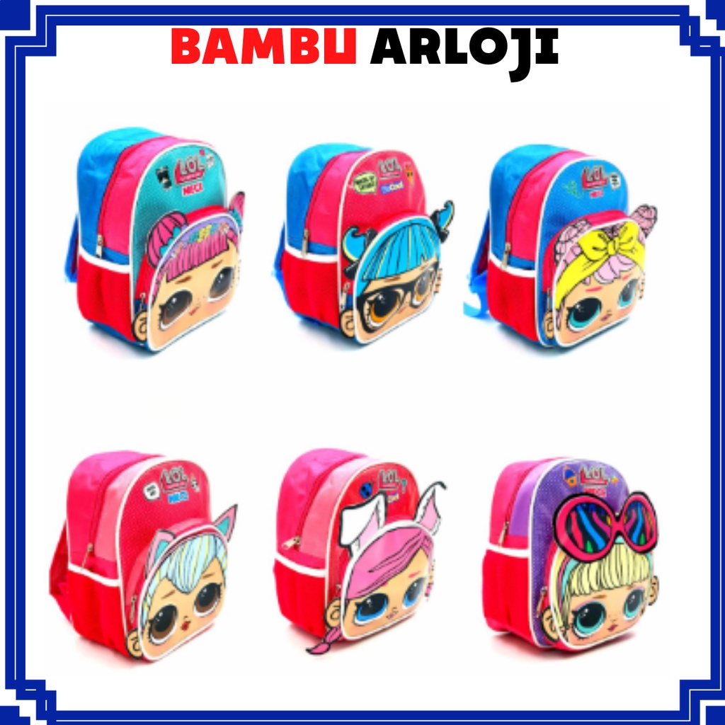 BAJ NEW ! MODEL BARU TAS RANSEL ANAK IMPORT LOL SURPRISE MURAH UKURAN PAUD / PLAYGROUP TERMURAH / TA038