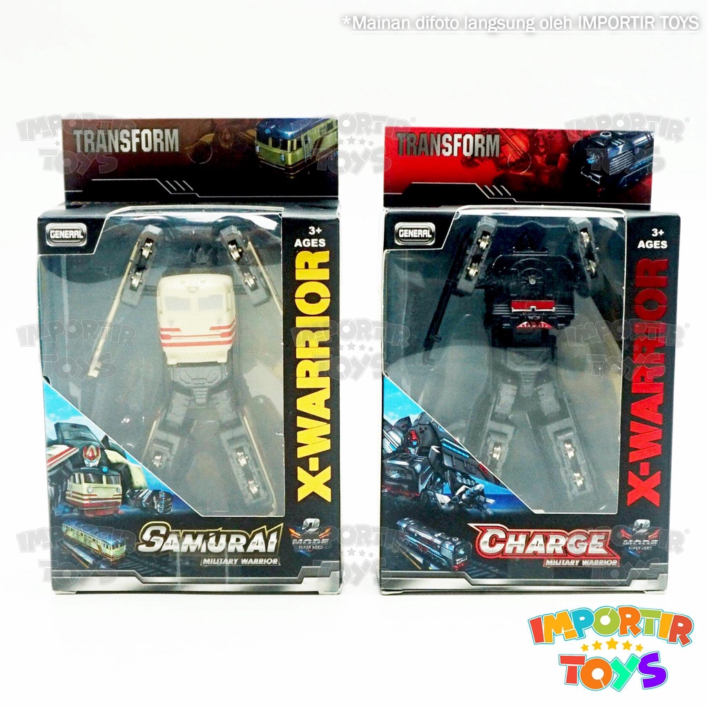 Kereta Die cast Berubah Menjadi Robot X WARIOR Super Keren Import