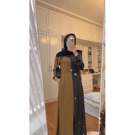 Beverly dress bahan premium by 4season hijab