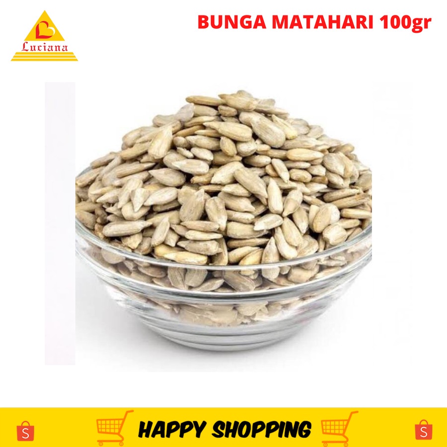 Biji Bunga Matahari Toples 100gram