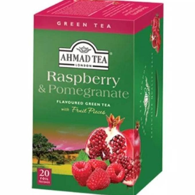 

PROMO Ahmad Tea London Green Tea Raspberry & Pomegranate 20 Teabag Teh Hijau