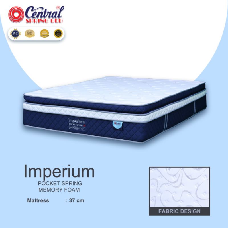Spring bed central imperium double plush top
