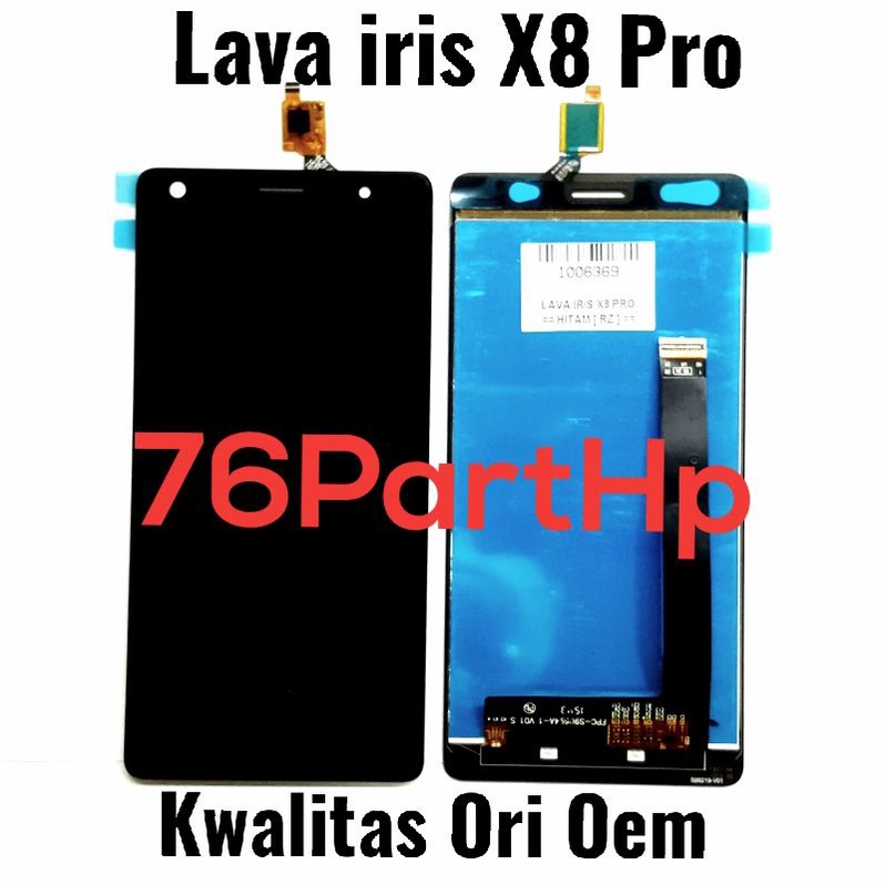 Ori Oem Lcd Touchscreen Fullset Lava Iris X8 Pro