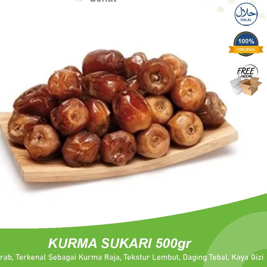 

き Kurma Sukari 500gr Al Qassim Kurma Sukkari Premium untuk Suplemen Kesehatan Oleh Oleh Haji dan Umroh ₽