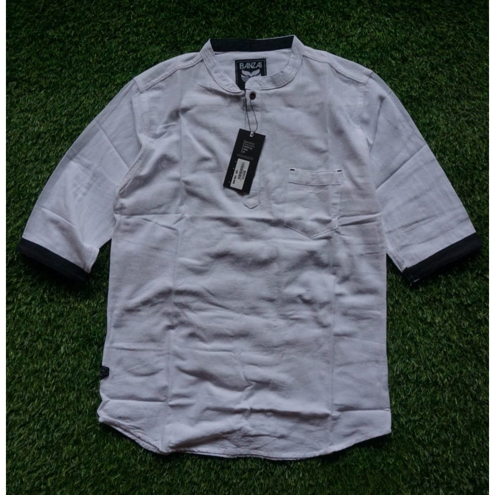 ( TERBARU ) Baju Koko Kurta rockcable Dewasa Lengan Panjang dan lengan 3/4 Pria Muslim Terbaru bisa bayar di tempat