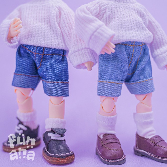 Baju Clothes Short Jeans Pants Celana Pendek OB11 YMY Nendoroid Doll