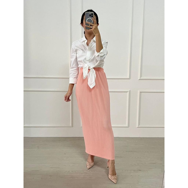 (08) MBL Rok Plisket Lidi / Span / Pleated Skirt Dewasa NEW COLOURS