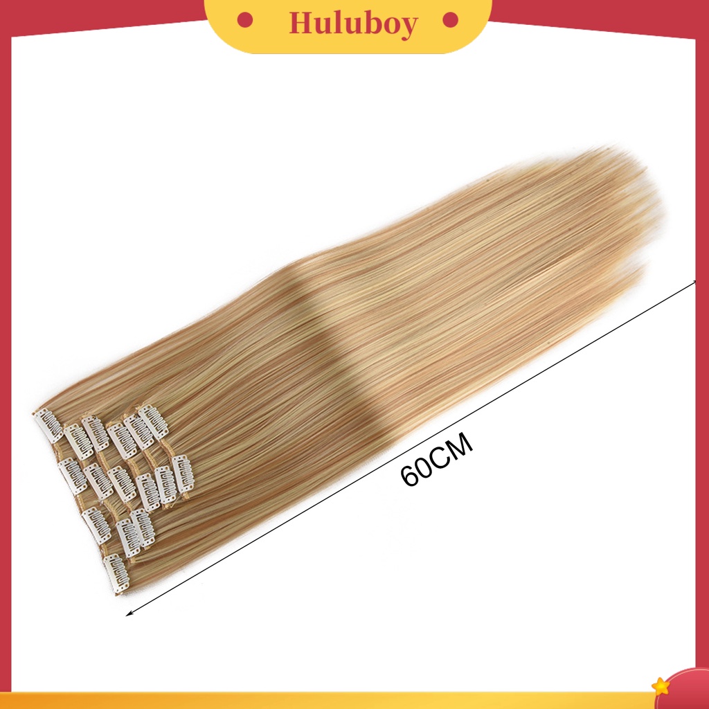 Wig Rambut Palsu Wanita Model Panjang Lurus Tahan Panas